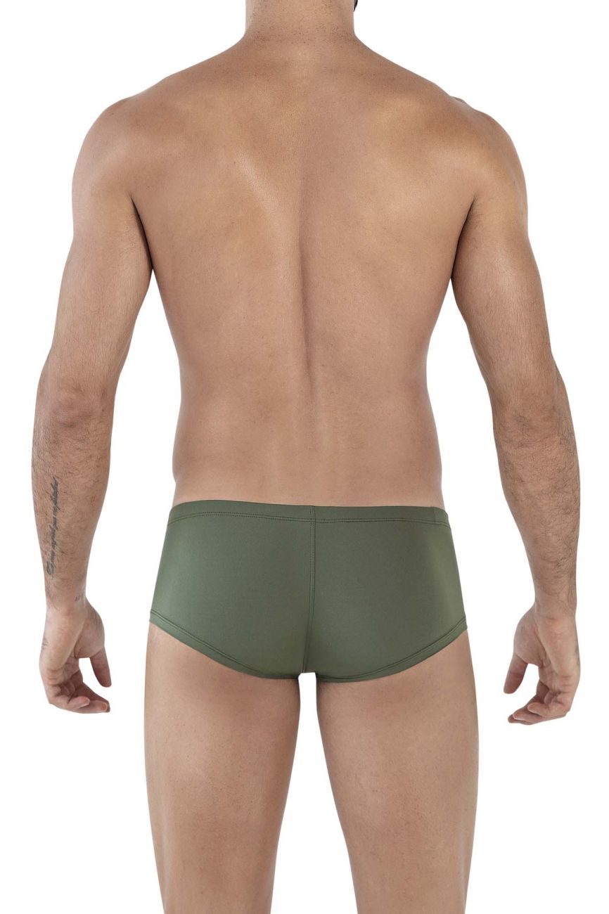 Clever Australian Latin Trunks Color Olive Green-Dark Green-Green 3Pk