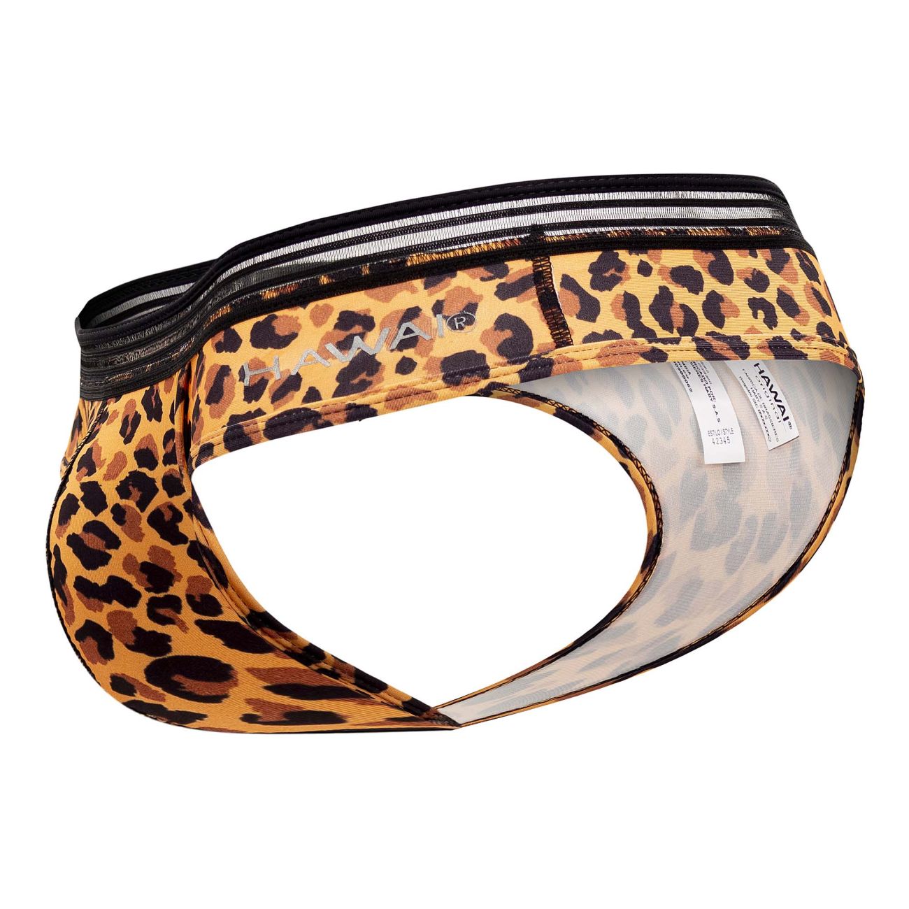 Hawai Microfiber Thong Animal Print 42345