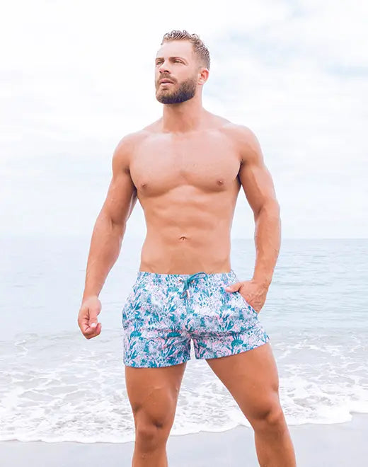 2Eros Coral Print Swim Short S50