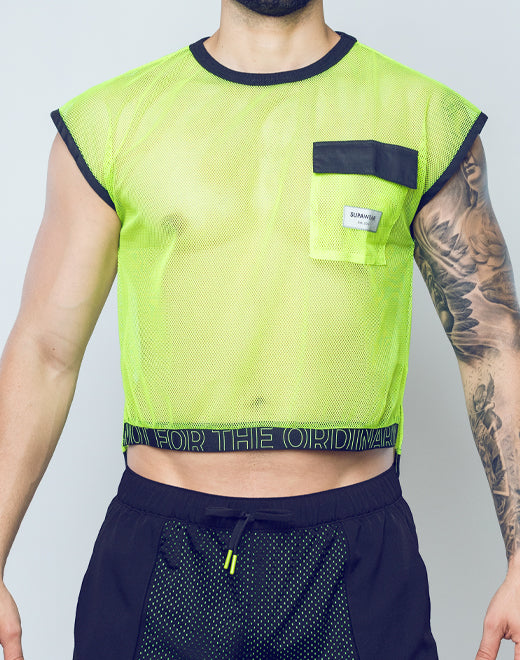 Supawear Neon Mesh Top