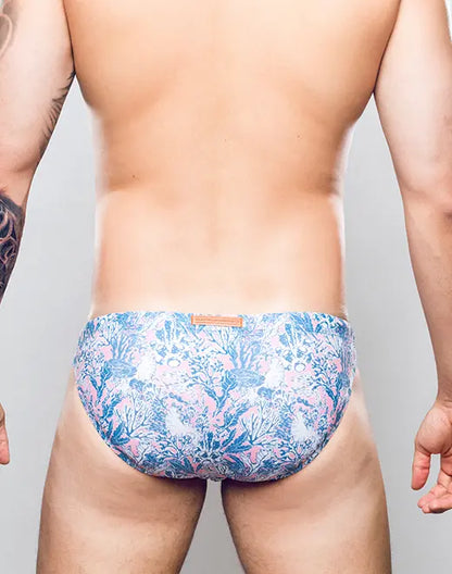 2Eros Coral Print Swim Brief V20