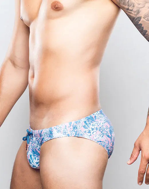 2Eros Coral Print Swim Brief V20