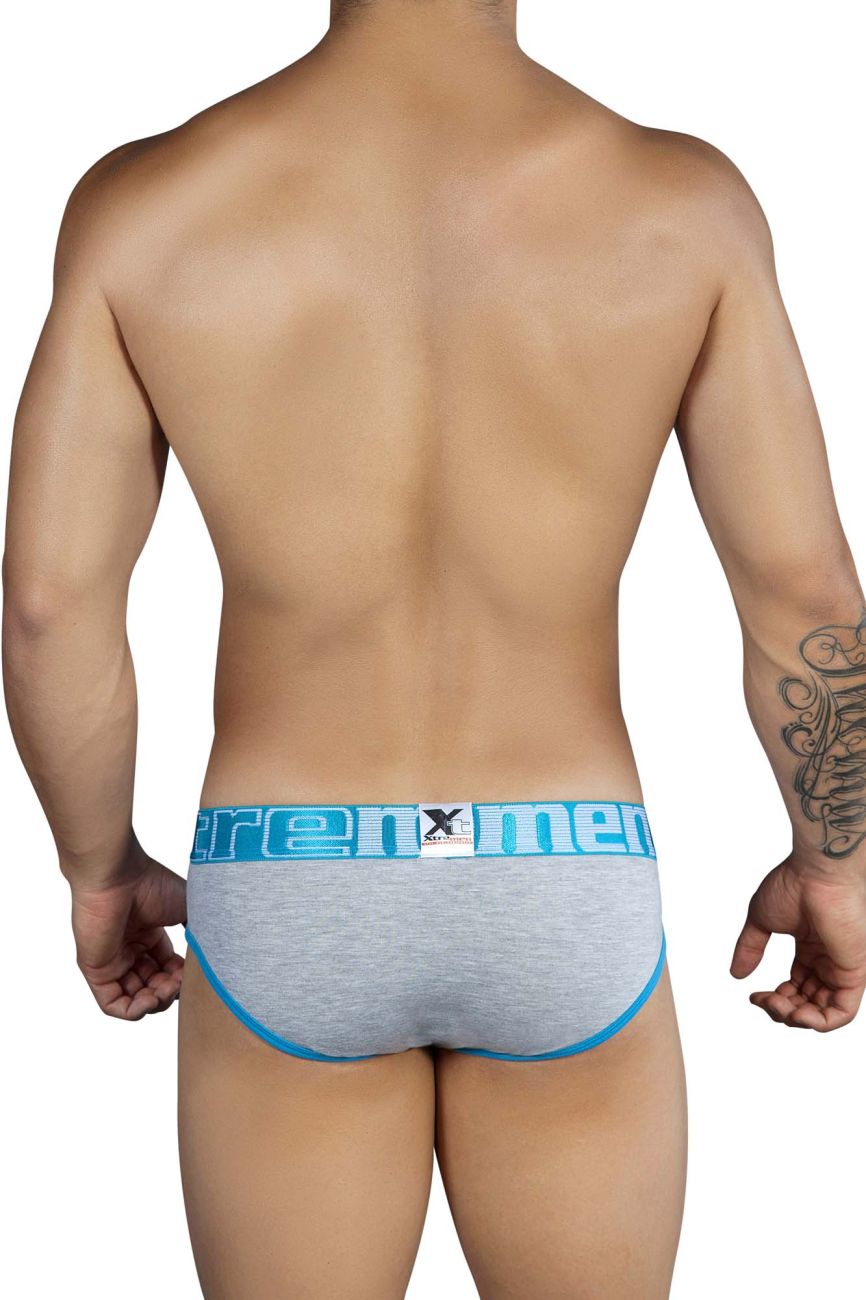 Xtremen 3PK Brief Blue-Grey-Blue Brief- CITYBOYZ★USA