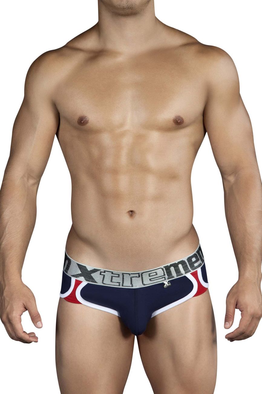 Xtremen 3PK Brief Blue-Grey-Blue Brief- CITYBOYZ★USA