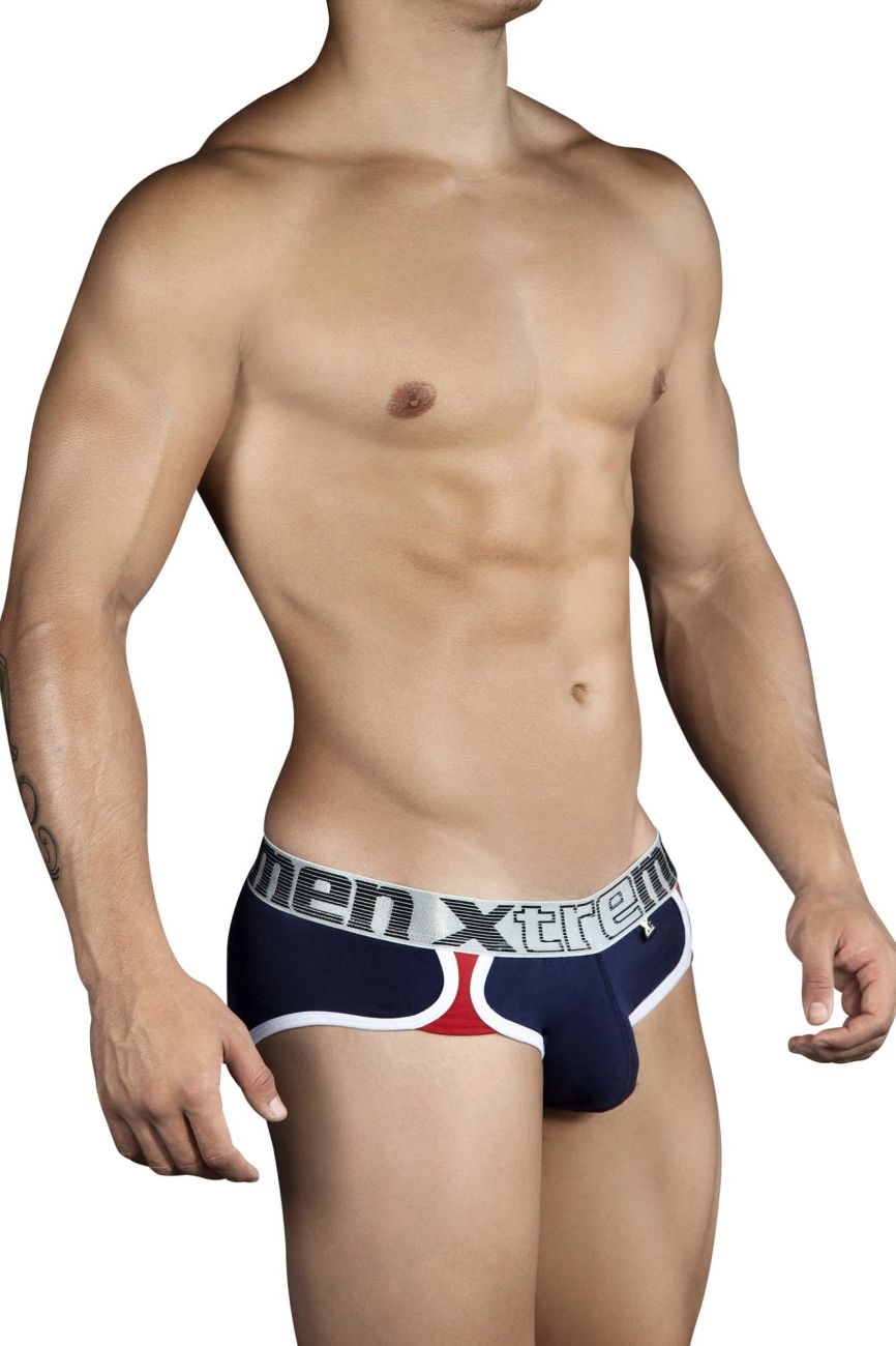 Xtremen 3PK Brief Blue-Grey-Blue Brief- CITYBOYZ★USA