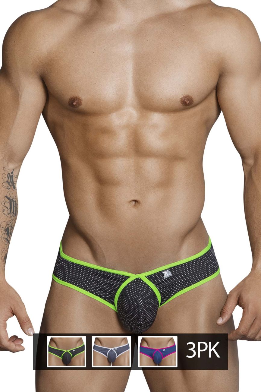 Xtremen Brief Black-Grey-Blue - CITYBOYZ★USA