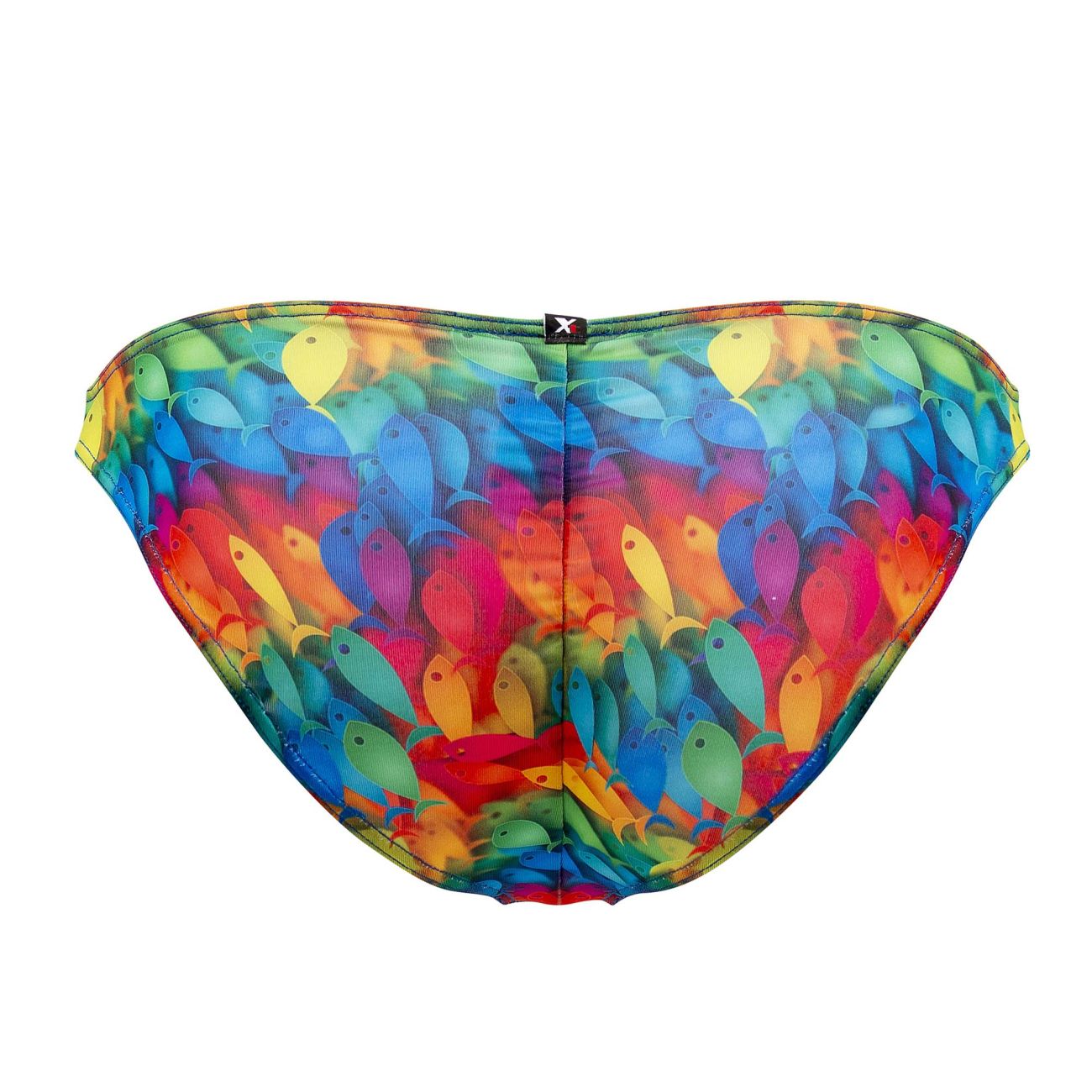 Xtremen Printed Microfiber Bikini - Rainbow Fish Bikini Underwear- CITYBOYZ★USA