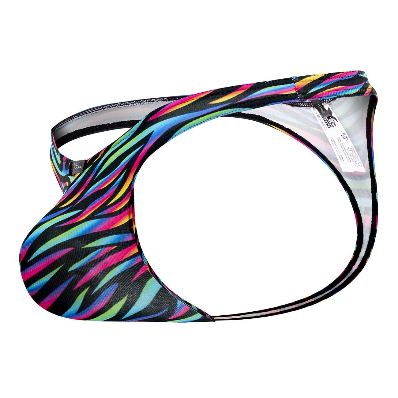 Xtremen Printed Microfiber Thong Disco Zebra Thong- CITYBOYZ★USA