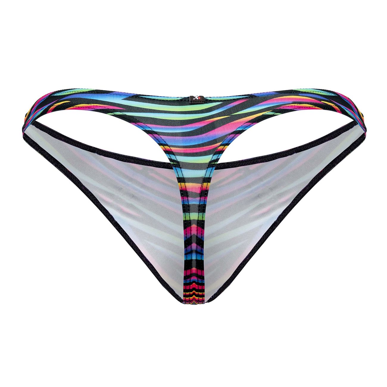 Xtremen Printed Microfiber Thong Disco Zebra Thong- CITYBOYZ★USA